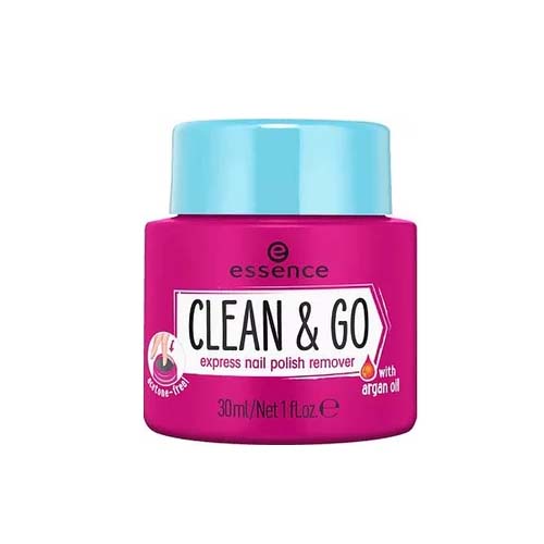Жидкость для снятия лака с губкой clean &amp; go express nail polish remover 30 мл (Ногти)