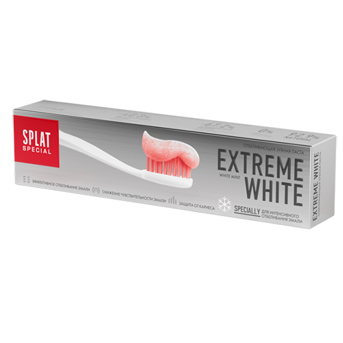 Сплат Зубная паста Extreme White, 75 мл (Splat, Special), фото-3