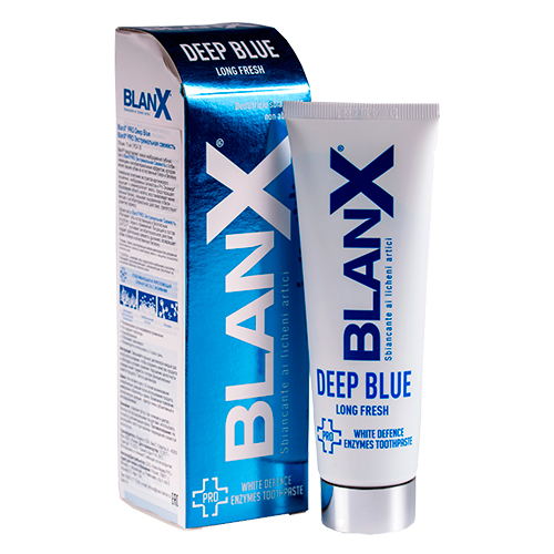 Бланкс Отбеливающая зубная паста  Pro Deep Blue Экстремальная свежесть, 75 мл (Blanx, Зубные пасты Blanx)