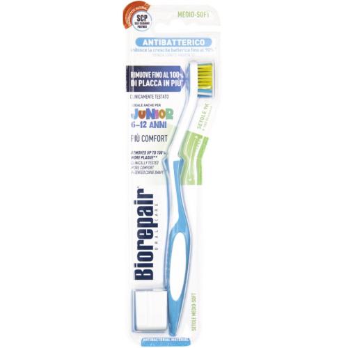 Биорепейр Зубная щетка Curve Junior детская с 6 до 12 лет, 1 шт. (Biorepair, Уход за зубами)