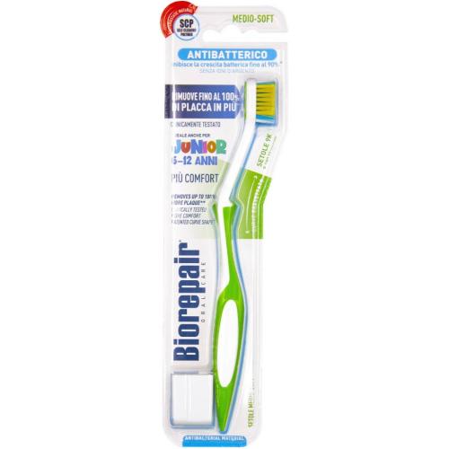 Биорепейр Зубная щетка Curve Junior детская с 6 до 12 лет, 1 шт. (Biorepair, Уход за зубами), фото-3