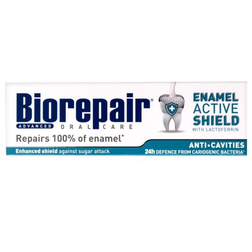 Биорепейр Зубная паста &quot;Активная защита эмали&quot; Pro Active Shield RDA 113, 75 мл (Biorepair, Ежедневная забота), фото-3