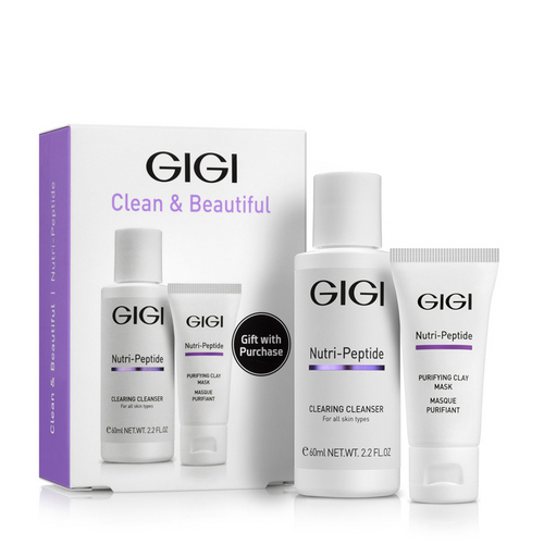 ДжиДжи Подарочный набор Clean&amp;Beautiful, 1 шт (GiGi, Nutri-Peptide)