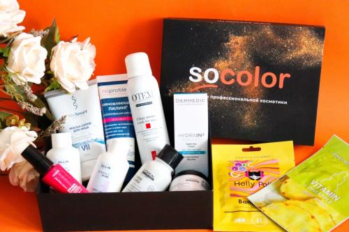 Соколор Бьюти Бокс Коробочка красоты &quot;Сияние кожи и волос&quot; (SocolorBeautyBox, BeautyBox)