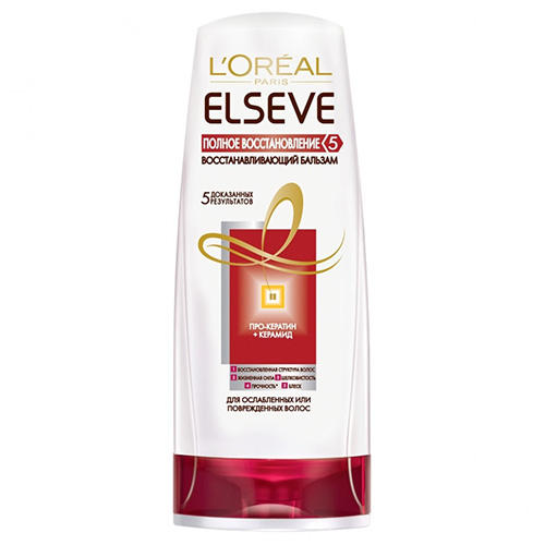 Лореаль Бальзам-ополаскиватель для волос Полное восстановление 5, 200 мл (L'Oreal Paris, Elseve)