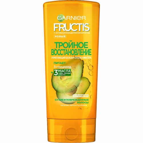 Гарньер Бальзам Тройное восстановление 400 мл (Garnier, Fructis)