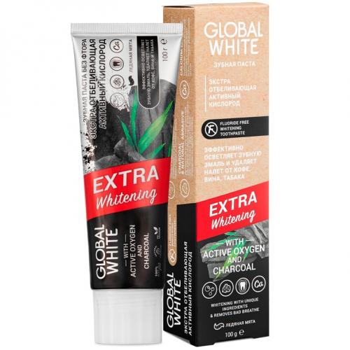 Глобал Уайт Отбеливающая зубная паста Extra Whitening, 100 г (Global White, Подготовка к отбеливанию), фото-9