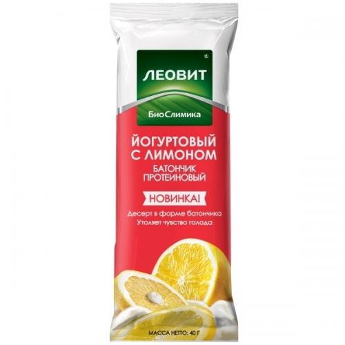 Батончик протеиновый Йогуртовый с лимоном, 40 г (Худеем за неделю)