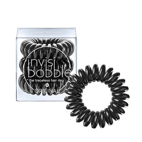 Инвизибабл Резинка-браслет для волос True Black черный (Invisibobble, Original)