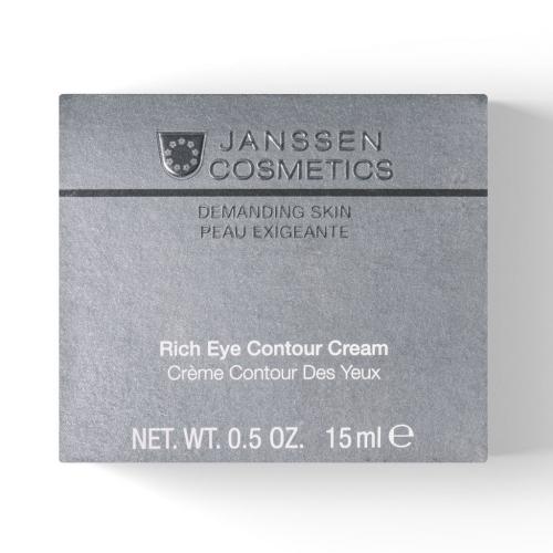 Янсен Косметикс Питательный крем для кожи вокруг глаз Rich Eye Contour Cream, 15 мл (Janssen Cosmetics, Demanding skin), фото-3