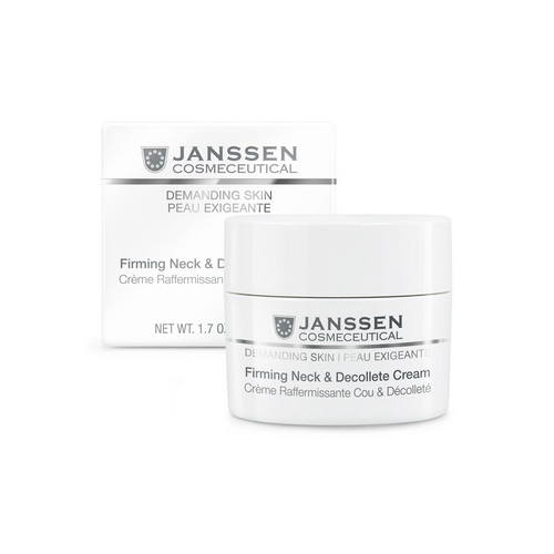 Янсен Косметикс Укрепляющий крем для шеи и декольте 50 мл (Janssen Cosmetics, Demanding skin)