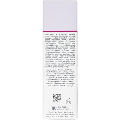 Янсен Косметикс Мгновенно успокаивающая маска Instant Soothing Mask, 75 мл (Janssen Cosmetics, Sensitive skin), фото-4