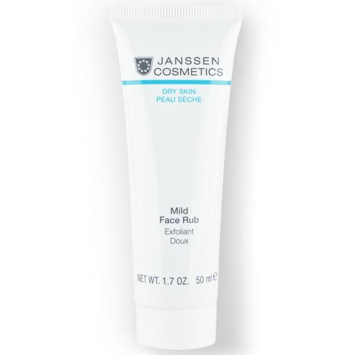 Янсен Косметикс Мягкий скраб с гранулами жожоба Mild Face Rub, 50 мл (Janssen Cosmetics, Dry Skin)