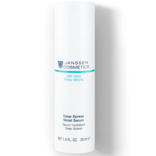 Янсен Косметикс Сыворотка-бустер для мгновенного и глубокого увлажнения Deep Xpress Moist Serum, 30 мл (Janssen Cosmetics, Dry Skin)