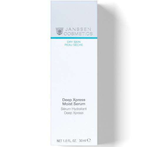 Янсен Косметикс Сыворотка-бустер для мгновенного и глубокого увлажнения Deep Xpress Moist Serum, 30 мл (Janssen Cosmetics, Dry Skin), фото-3