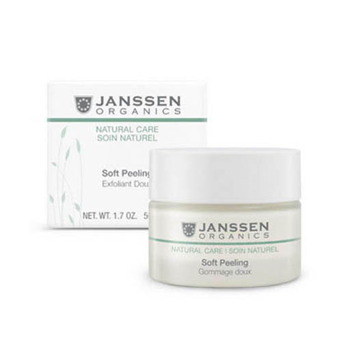 Янсен Косметикс Деликатный пилинг для очищения и выравнивания рельефа кожи 50 мл (Janssen Cosmetics, Organics)