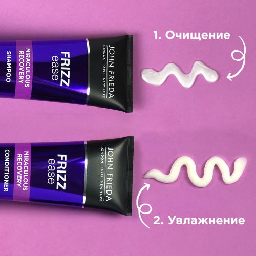 Кондиционер для интенсивного ухода за непослушными волосами Miraculous Recovery, 250 мл (Frizz Ease), фото-4