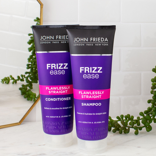 Разглаживающий шампунь для прямых волос Flawlessy Straight, 250 мл (Frizz Ease), фото-5