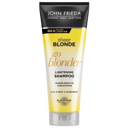 Джон Фрида Шампунь осветляющий для натуральных, мелированных и окрашенных волос Go Blonder, 250 мл (John Frieda, Sheer Blonde), фото-3