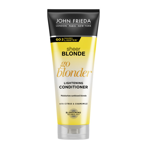 Джон Фрида Кондиционер осветляющий для натуральных, мелированных и окрашенных волос Go Blonder, 250 мл (John Frieda, Sheer Blonde), фото-3