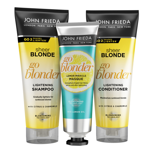 Джон Фрида Кондиционер осветляющий для натуральных, мелированных и окрашенных волос Go Blonder, 250 мл (John Frieda, Sheer Blonde), фото-9