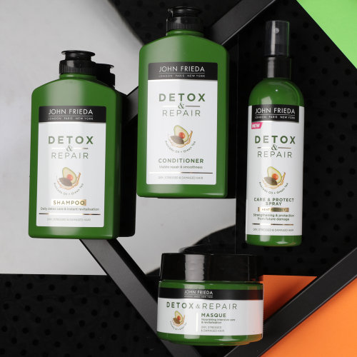 Несмываемый спрей для укрепления волос с термозащитой Care &amp; Protect Spray, 200 мл (Detox & Repair), фото-6