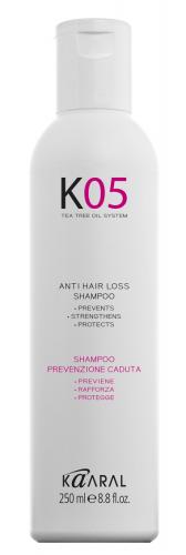 Каарал Шампунь для профилактики выпадения волос Anti Hair Loss Shampoo, 250 мл (Kaaral, K05), фото-3
