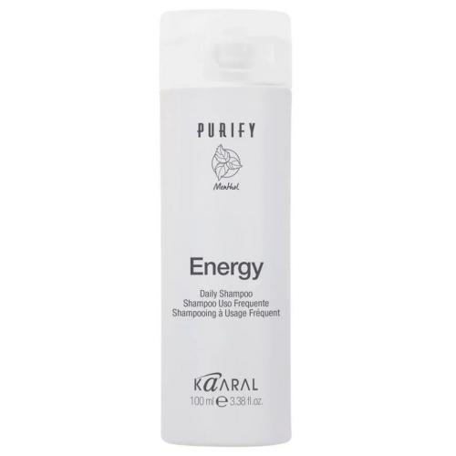 Каарал Интенсивный энергетический шампунь с ментолом Daily Shampoo, 100 мл (Kaaral, Purify, Energy)
