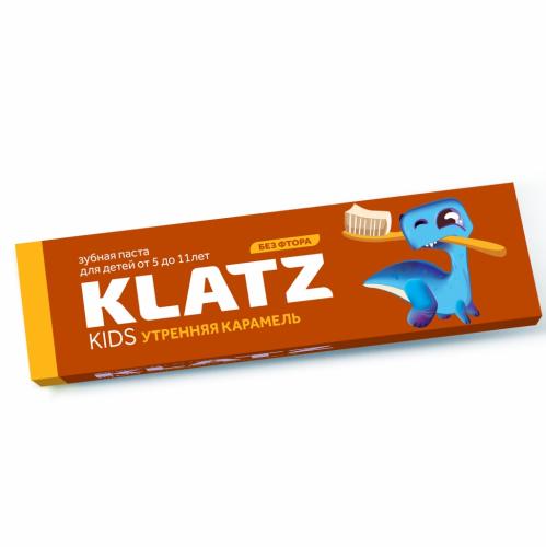 Клатц Детская зубная паста &quot;Утренняя карамель&quot; без фтора, 40 мл (Klatz, Kids), фото-9
