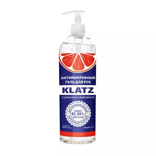 Клатц Антимикробный гель для рук с ароматом грейпфрута, 1 л (Klatz, Antimicrobial)