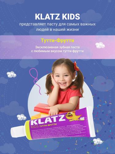 Клатц Детская зубная паста &quot;Тутти-фрутти&quot;, 40 мл (Klatz, Kids), фото-3