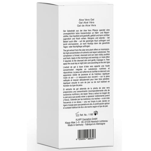 Клапп Натуральный гель Aloe Vera, 50 мл (Klapp, Skin Natural), фото-3