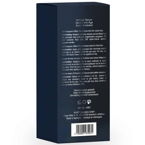Клапп Сыворотка Hangover Age Fight Serum, 15 мл (Klapp, Men), фото-3