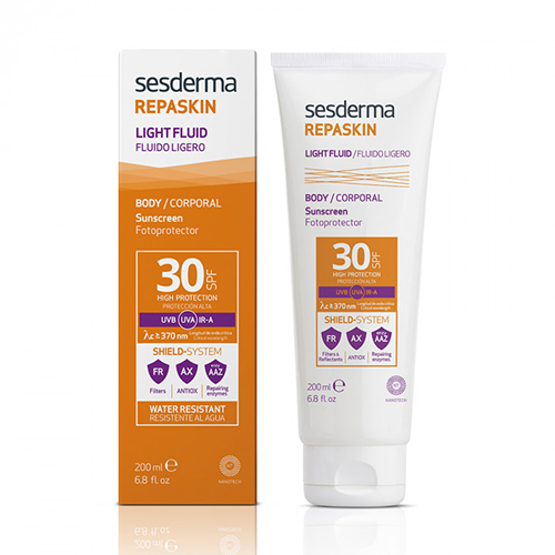 Сесдерма Солнцезащитный крем-гель Light Fluid SPF 30, 200 мл (Sesderma, Repaskin)