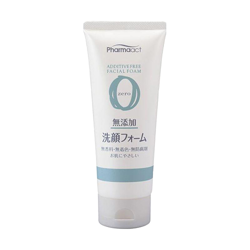 Кумано Косметикс Пенка для умывания для чувствительной кожи Pharmaact Additive Free Facial Foam Zero, 130 мл (Kumano Cosmetics, Косметика для умывания)