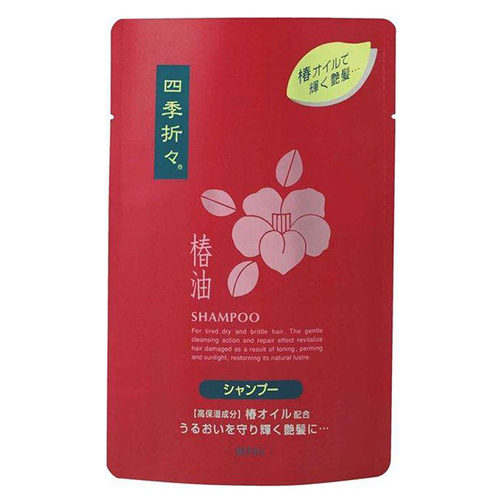Шампунь для сухих волос Shiki-Oriori Камелия сменный блок, 450 мл (Шампуни для волос)