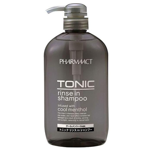 Кумано Косметикс Тонизирующий шампунь 2 в 1 для мужчин Pharmaact Tonic Rinse in Shampoo, 600 мл (Kumano Cosmetics, Шампуни для волос)