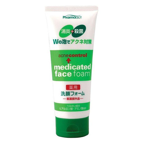 Кумано Косметикс Пенка для умывания против черных точек Pharmaact Acne Control Medicated Face Foam, 130 г (Kumano Cosmetics, Косметика для умывания)