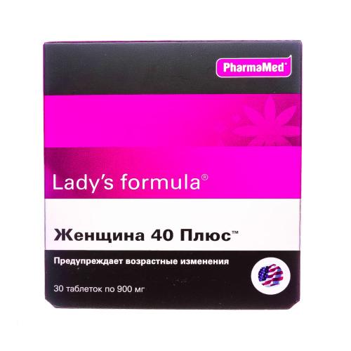 Ледис Формула &quot;Женщина 40 плюс&quot; в таблетках, 30 шт. (Lady's Formula, )