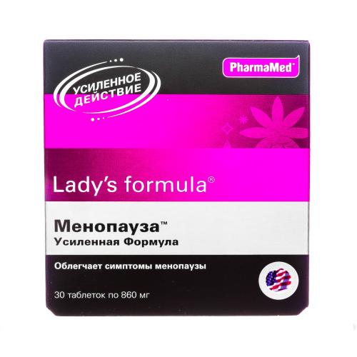 Ледис Формула &quot;Менопауза Усиленная Формула&quot; 860 мг, 30 таблеток (Lady's Formula, )