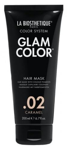 Ля Биостетик Тонирующая маска для волос Hair Mask .02 Caramel, 200 мл (La Biosthetique, Glam Color)