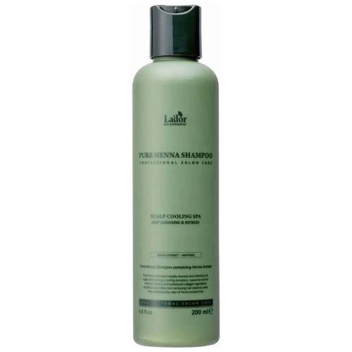 ЛаДор Освежающий шампунь с хной, кактусом и ментолом Pure Henna, 200 мл (La'Dor, Natural Substances)
