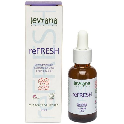 Леврана Регенерирующая сыворотка для лица reFresh с AHA-кислотой, 30 мл (Levrana, Для лица)