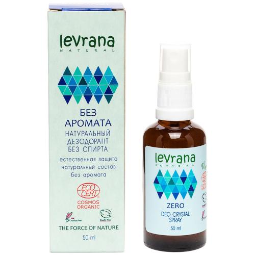 Леврана Натуральный дезодорант без спирта и аромата Zero, 50 мл (Levrana, Для тела)