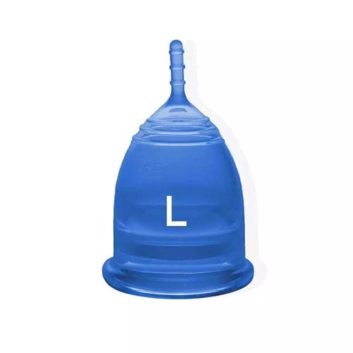 ЛилаКап Чаша менструальная &quot;Практик&quot;, синяя L (LilaCup, Практик), фото-2