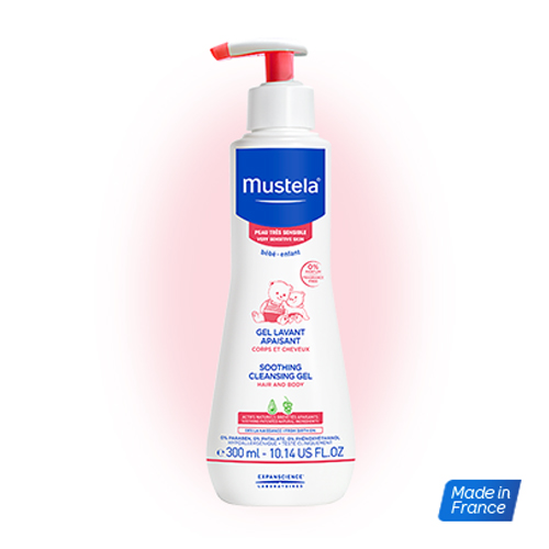 Мустела Бебе Гель для купания успокаивающий, 300 мл (Mustela, Very Sensitive Skin)
