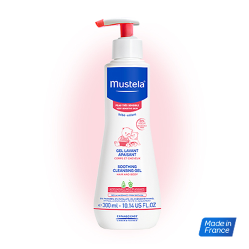 Мустела Бебе Гель для купания успокаивающий, 300 мл (Mustela, Very Sensitive Skin)