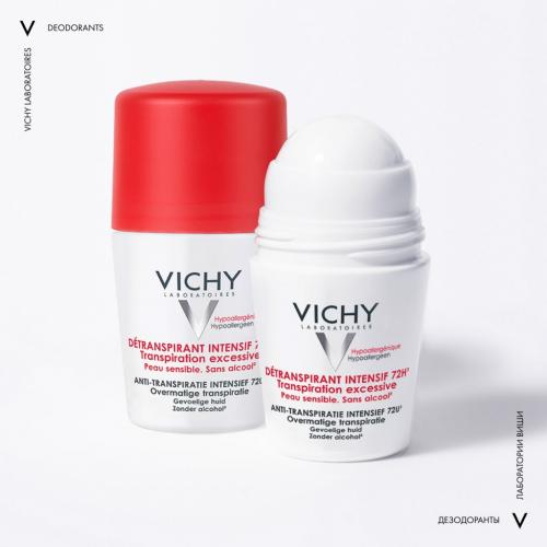 Виши Шариковый дезодорант анти-стресс от избыточного потоотделения 72 часа, 50 мл (Vichy, Deodorant), фото-10