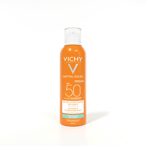 Виши Солнцезащитный увлажняющий спрей-вуаль SPF 50, 200 мл (Vichy, Ideal Soleil)