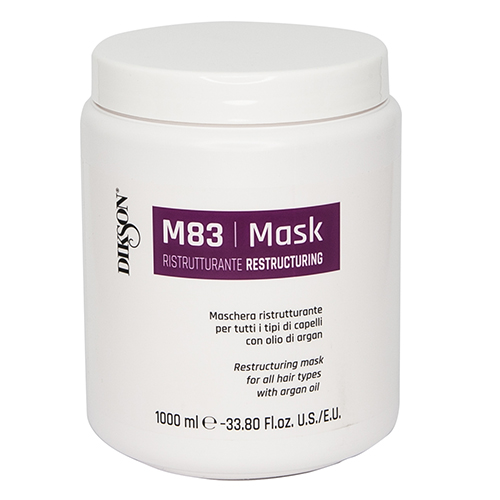 Диксон Восстанавливающая маска для всех типов волос с аргановым маслом Maschera Ristrutturante M83, 1000 мл (Dikson, SM)